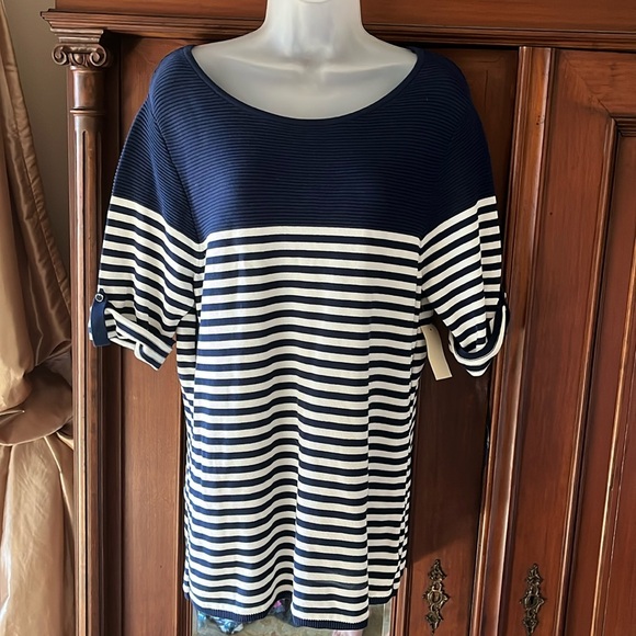 Coldwater Creek Tops - NWT - Coldwater Creek Nautical Blouse